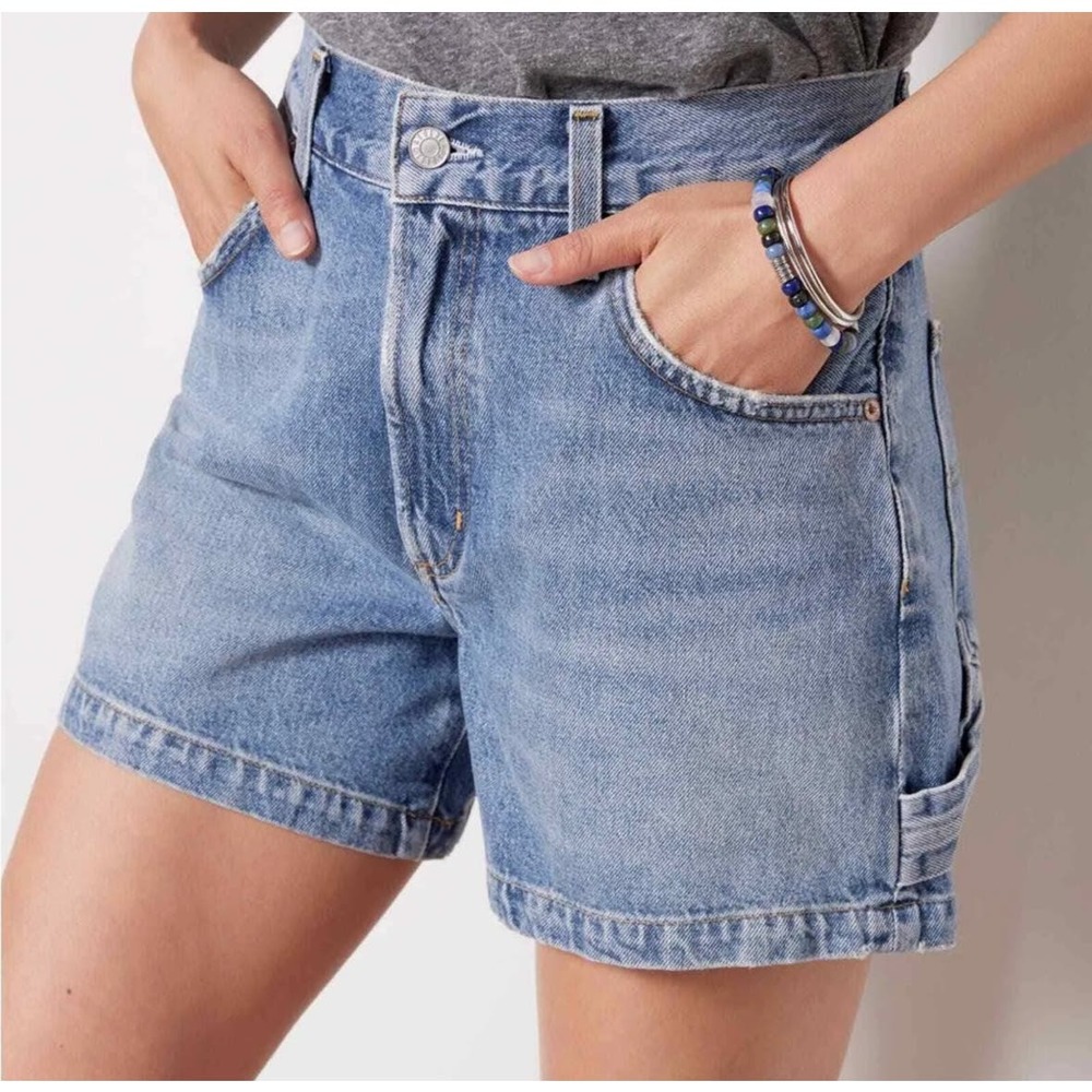 Agolde Magda Blue Jean Shorts Size 27